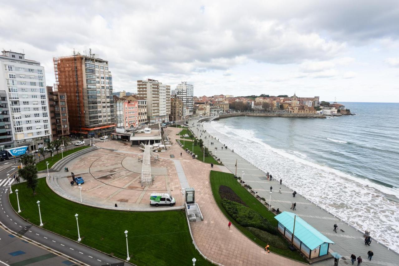 Amanecer Cantabrico Apartment Gijon Bagian luar foto
